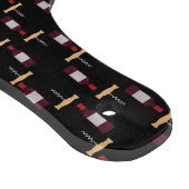 Wijnflesje met schroefdraad snijplank (Hoek)