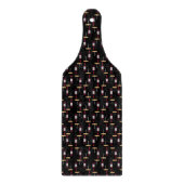 Wijnflesje met schroefdraad snijplank (Voorkant)