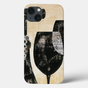 Wijnflesje met twee glazen glazen Case-Mate iPhone case