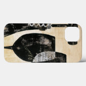 Wijnflesje met twee glazen glazen Case-Mate iPhone case (Achterkant (horizontaal))