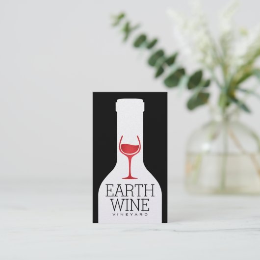 Wijnflesje Visitekaartje (Staand voorkant)