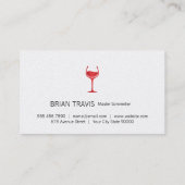 Wijnflesje Visitekaartje (Achterkant)