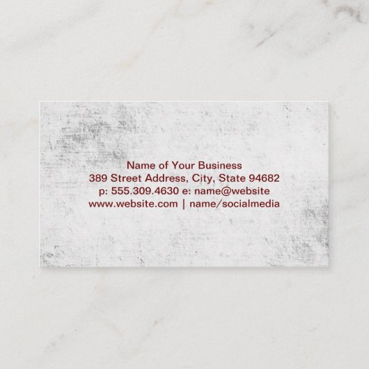 Wijnflesjes en druivensap visitekaartje (Achterkant)