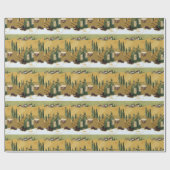 Wijnflesjes Gift Wrap Cadeaupapier (Vlak)