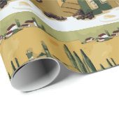 Wijnflesjes Gift Wrap Cadeaupapier (Rol Hoek)