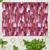 Wijnflesjes, pruimen, kruidenflesjes theedoek (Gevouwen)