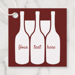 Wijnflesjes voor Kaart Bedankjes Labels