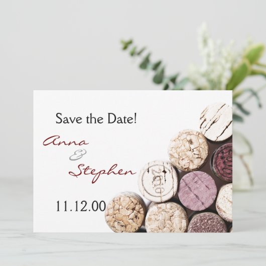 Wijnfleskurken Kaart (Staand voorkant)