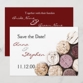 Wijnfleskurken Kaart (Voorkant / Achterkant)