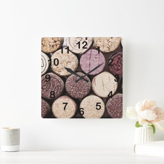 Wijnfleskurken Vierkante Klok (Huis)