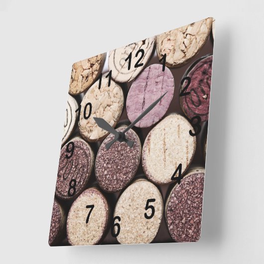 Wijnfleskurken Vierkante Klok (Hoek)