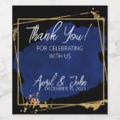 Wijnfleslabel, Trouwgunstlabels Wijn Etiket (Enkel label)