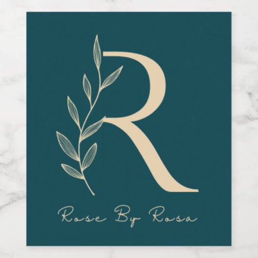 Wijnflesniveau Wijn Etiket (Enkel label)