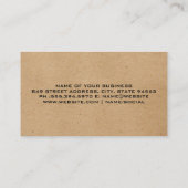 Wijnflessen | barman visitekaartje (Achterkant)