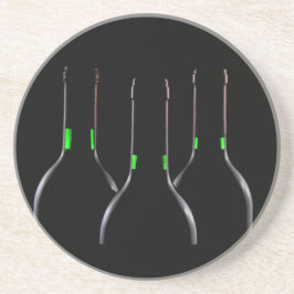 Wijnflessen Black Sandstone Drink Onderzetter