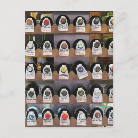 Wijnflessen Briefkaart (Voorkant)