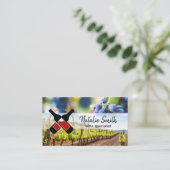 Wijnflessen | Druiven | Wijngaard Visitekaartje (Staand voorkant)