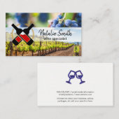 Wijnflessen | Druiven | Wijngaard Visitekaartje (Voorkant / Achterkant)