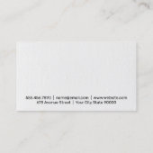 Wijnflessen en glas | Downtown City Visitekaartje (Achterkant)