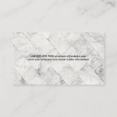 Wijnflessen en glaswerk | wijnmakerij visitekaartje (Achterkant)