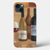  wijnflessen en wijnglas Case-Mate iPhone case (Achterkant)