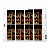 Wijnflessen Etiket (Full Sheet)