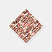 Wijnflessen, grondkleuren, teracoatachtergrond servetten (Hoek)