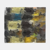 Wijnflessen in Abstracte vlootsegment Fleece Deken (Voorkant (Horizontaal))