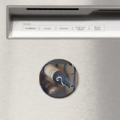 Wijnflessen in een rek magneet (Insitu (Vaatwasser))