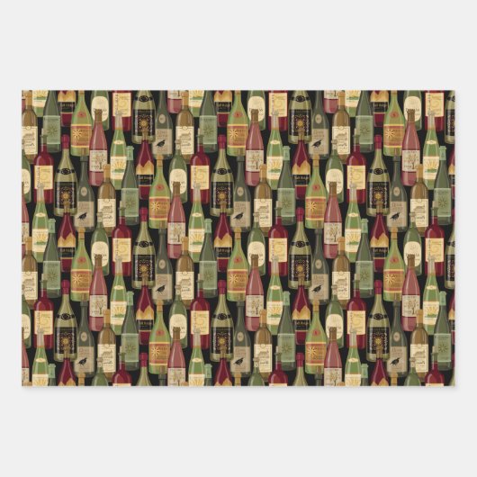Wijnflessen Inpakpapier Vel (Voorkant 2)