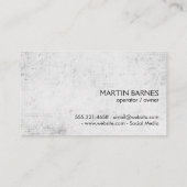 Wijnflessen | Leder Visitekaartje (Achterkant)