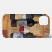 Wijnflessen met glas Case-Mate iPhone case (Achterkant (horizontaal))