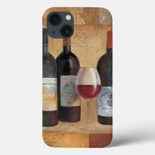 Wijnflessen met glas iPhone 13 hoesje
