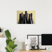 wijnflessen poster (Thuiskantoor)