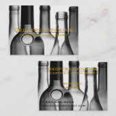 Wijnflessen Professionele Visitekaartjes (Voorkant / Achterkant)