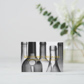 Wijnflessen Professionele Visitekaartjes (Staand voorkant)