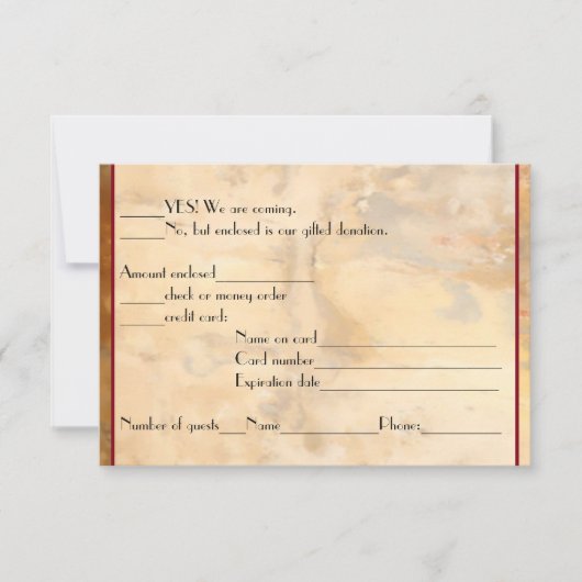 Wijnflessen RSVP-antwoord RSVP Kaartje (Voorkant)