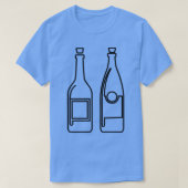 Wijnflessen T-shirt (Design voorkant)