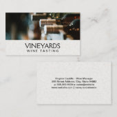Wijnflessen Visitekaartje (Voorkant / Achterkant)
