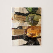Wijnflessen voor wijnovers legpuzzel (Verticaal)