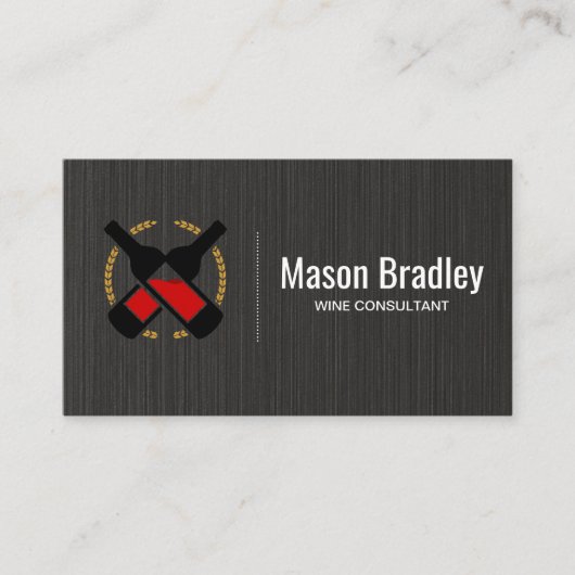 Wijnflessen | Winnerij Visitekaartje (Voorkant)