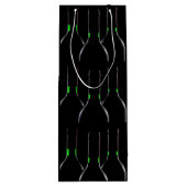 Wijnflessen Zwarte Wijn Gift Bag Wijn Cadeautas (Achterkant)