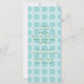 Wijnflessenpartij en -doucheuitnodiging kaart (Achterkant)