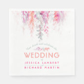 Wijnfloreel koraal oranje roze bruinbruinservetten servet