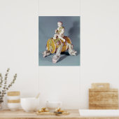 Wijnfontein in de vorm poster (Keuken)