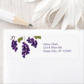 Wijngaard adreslabel etiket (Insitu)