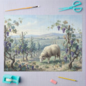 Wijngaard Begrazing Ramendecoupage Tissuepapier (Craft)