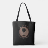 Wijngaard Birthday 1975  Tote Bag (Achterkant)