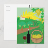 Wijngaard Briefkaart (Voorkant / Achterkant)