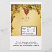 Wijngaard Bruiloft Grote Hershey's Wrapper Flyer (Voorkant)